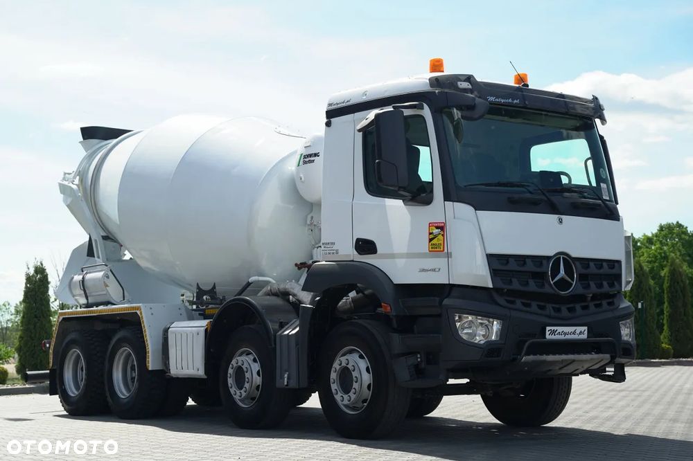 Mercedes-Benz AROCS 3540 / GRUSZKA 9M3 / 8x4 / BETONOMIESZARKA / AUTOMAT / 2022 ROK - 7