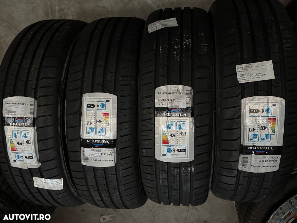 Vând 4 anvelope 225/60/18 vredestein de vară noi
