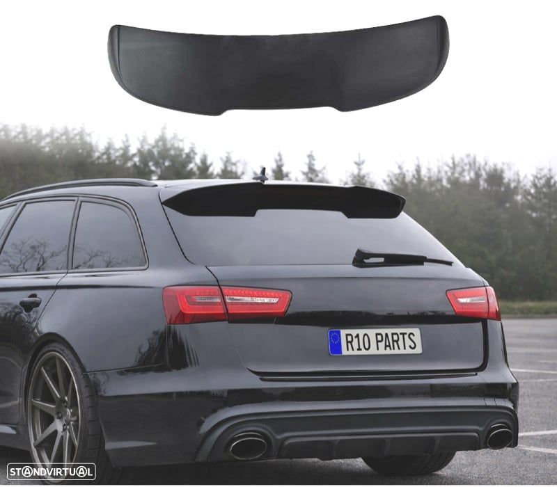 AILERON LIP SPOILER TRASEIRO AUDI A6 4G C7 AVANT 11-14 LOOK S-LINE - 1