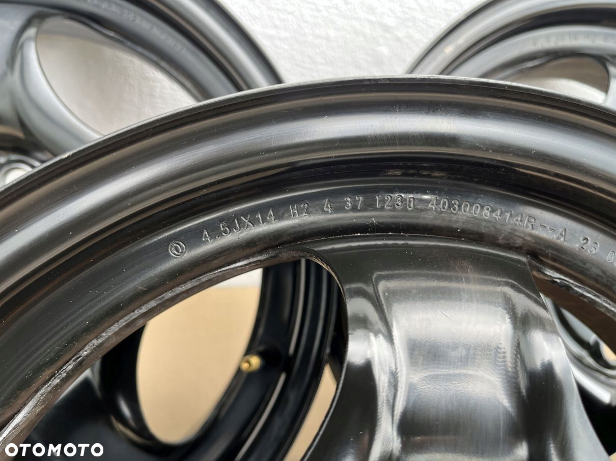 FELGI STRUKTURALNE DACIA SPRING 4,5J 14 ET37 403008414R CZUJNIKI TPMS - 3