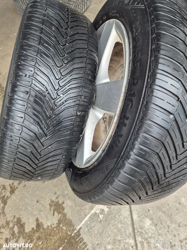 Set 4 Jante Aliaj VW 16" + Anvelope All Season 205/55 R16 (Michelin/Continental) - 9