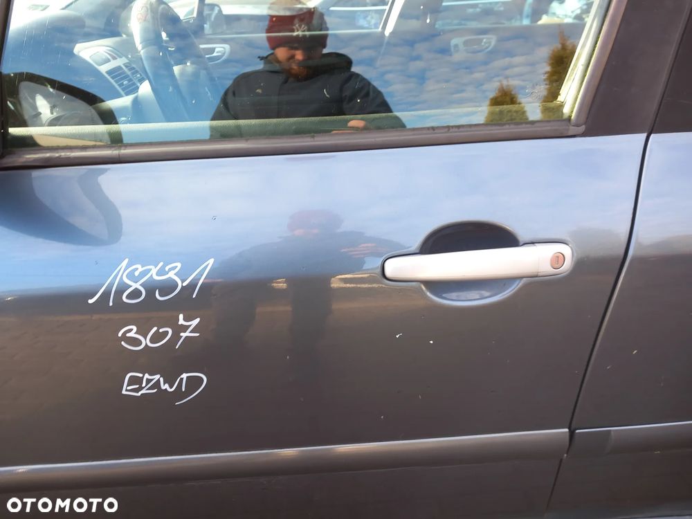 PEUGEOT 307 SW DRZWI LEWE PRZEDNIE LEWY PRZÓD KOLOR: EZWD - 3