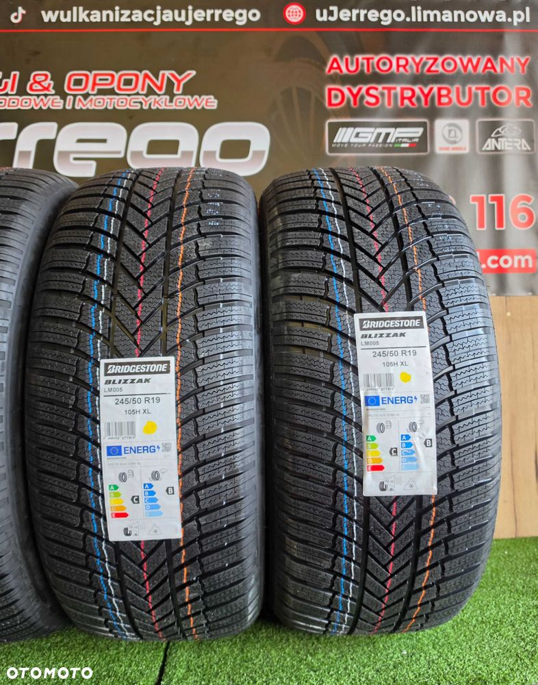 Koła zimowe BMW iX3, X3, X4, Seria7 - 19x5x112 - Bridgestone Blizzak Lm-005 245/50/R19 + TPMS - 5