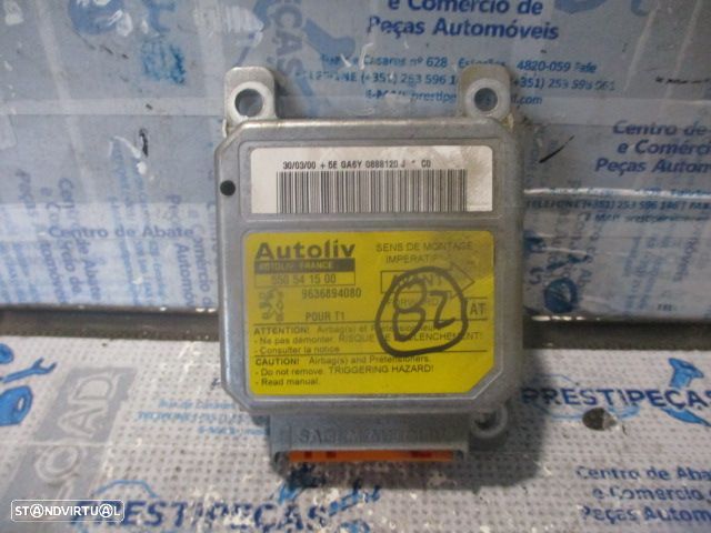 Kit Airbags 96257484ZR  96380421ZR  550541500  9636894080  PEUGEOT 206 2000 2.0 HDI 90CV 3P BRANCO SEM TABLIER - 9