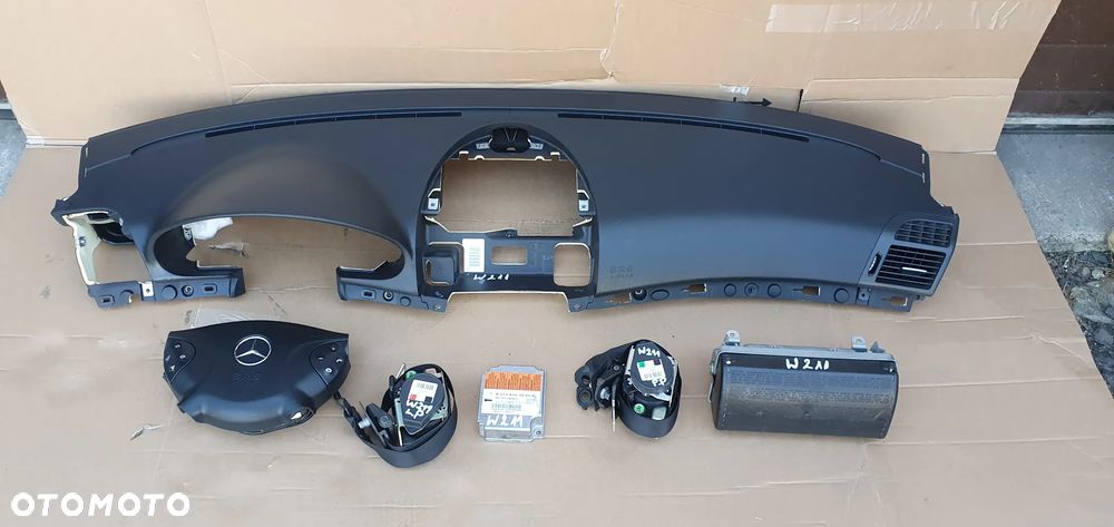 Konsola AIRBAG pasy poduszki sensor Mercedes E-Klasa W211 - 1
