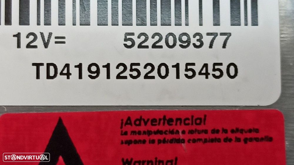 CENTRALINA DO MOTOR UCE FIAT NUOVA 500 (150) DOLCE VITA - 5