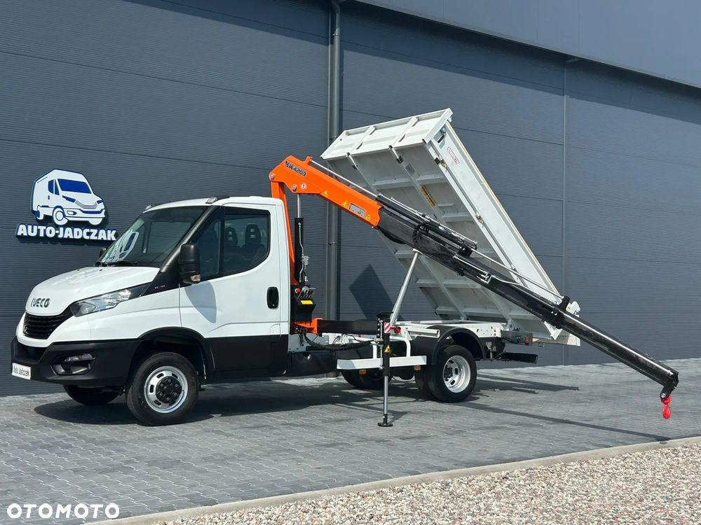 Iveco Daily 35C16 3.0 HPI Nowy MOCNY HDS 2800kg + wywrotka wywrot **Wzmocnione zawieszenie**Klima**Niski przebieg**DMC 3,5t**Na bliźniakach**Hak 3,5t.**