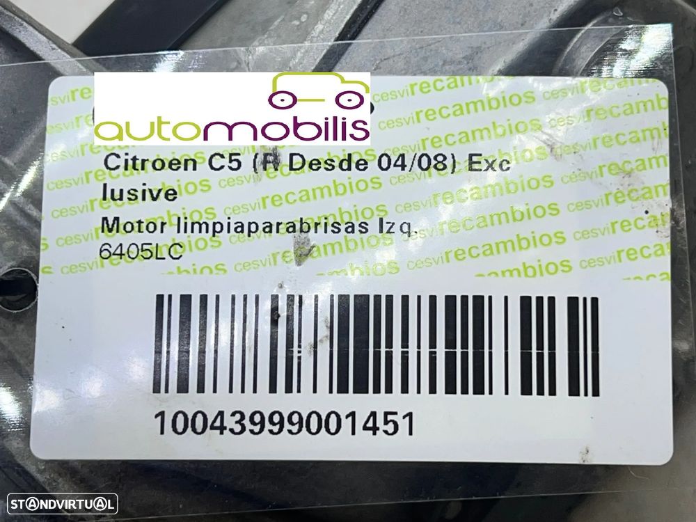 Limpa Vidros Esquerdo CITROËN C5 III Ref. 53569612 - NO. 340088 - 4