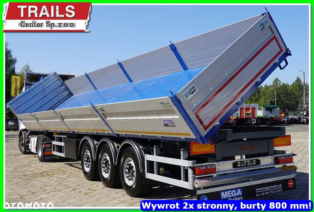 Inny Wywrotka 2x strony, platforma 12,60 m, burty ALUM 600/800 mm !!! - 7