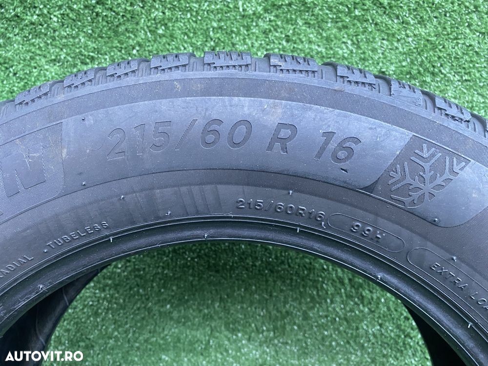 Set 4 anvelope Iarnă Michelin Alpin 6 215 60 R 16 4,2-4,3 mm Dot 3719 - 5