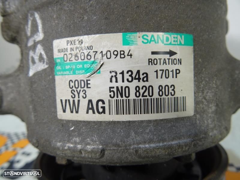 Compressor Do Ac / Ar Condicionado Volkswagen Golf V (1K1)  5N0820803 - 7