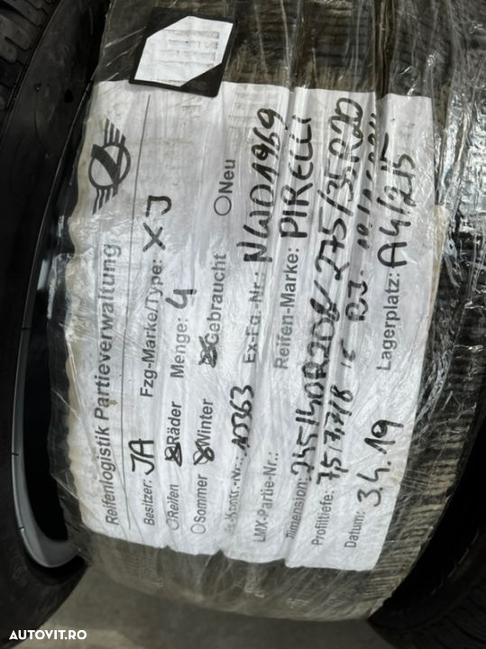 vand jante originale Jaguar pe 20” cu anvelope de iarnă - 14