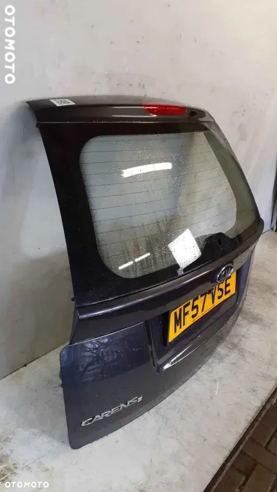 / KLAPA TYŁ TYLNA BAGAŻNIKA DO KIA CARENS 3 III SZARY GRAFITOWA - 4