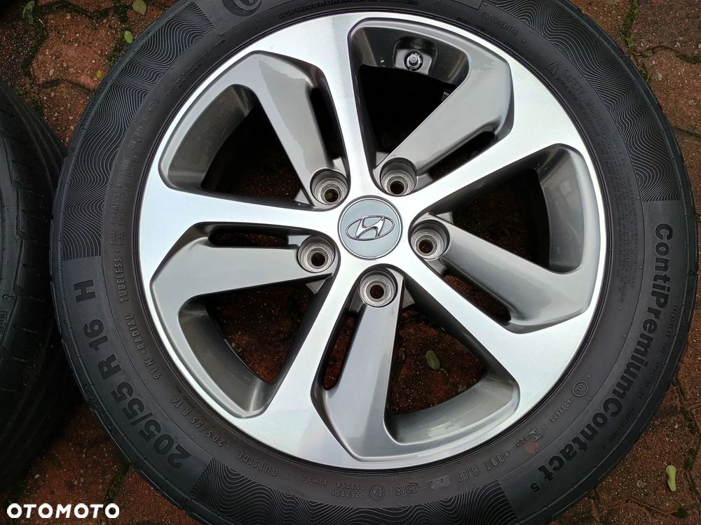 Alufelgi Hyundai I30 5 x 114,3 Czujniki  205/55/16 - 3