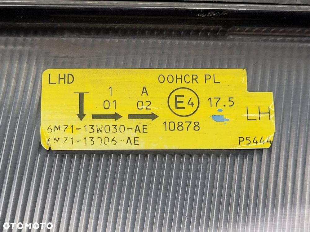 REFLEKTOR LEWY LAMPA LEWA MAZDA 2 DY 6M71-13W030-AE EUROPA SOCZEWKA - 10