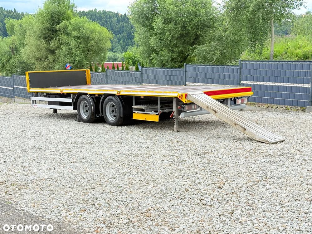 Wecon * Przyczepa Tandem * Niskopodwozie z Najazdami * 18 DMC * - 16