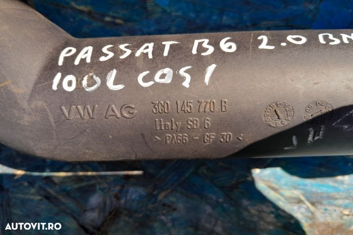 Furtun intercooler 3C0145770B 3C0145770B Volkswagen VW Passat B6 [200 - 3