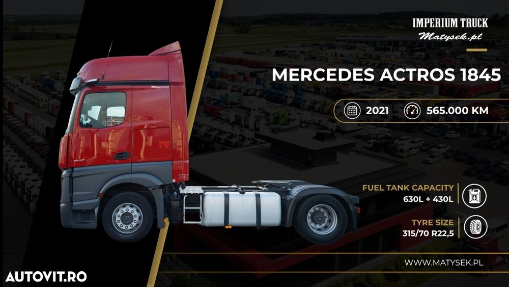 Mercedes-Benz ACTROS 1845 / MP5 / BIGSPACE / PROVENIT DIN CONTRACT DE SERVICE - 3