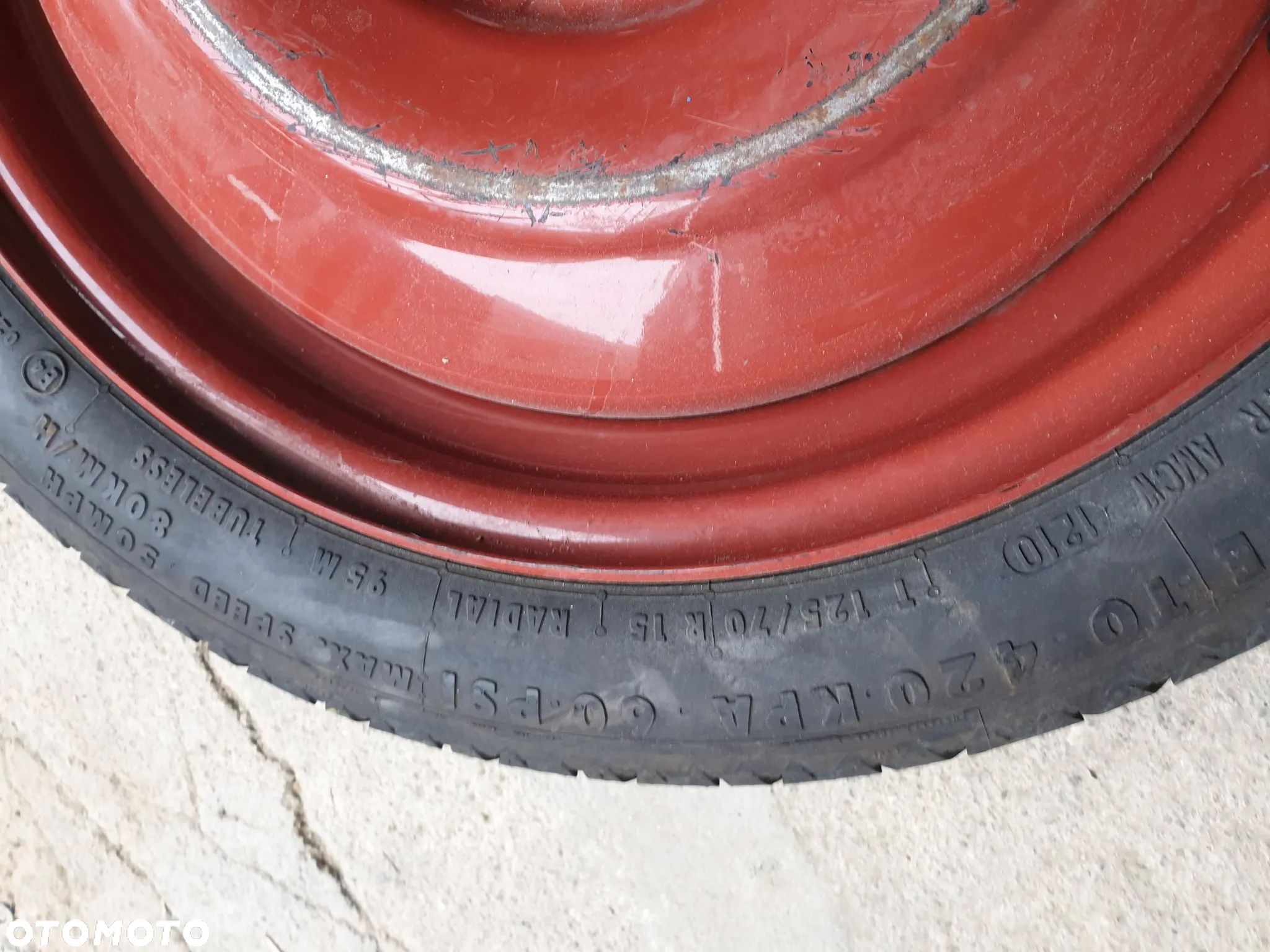 Koło dojazdowe Suzuki Swift VI Splash 4x100 125/70/R15 ET45 - 4