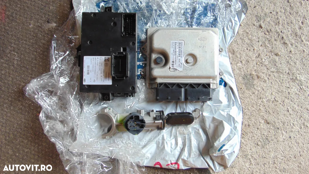 Kit pornire Fiat Ducato 2.3 euro 6 ecu cheie cip tablou sigurante modul - 2