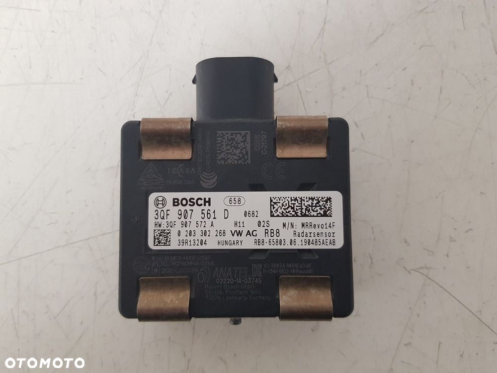 VW AUDI SKODA SEAT RADAR  MODUŁ ACC DISTRONIC  3QF907561D 3QF907572A - 2