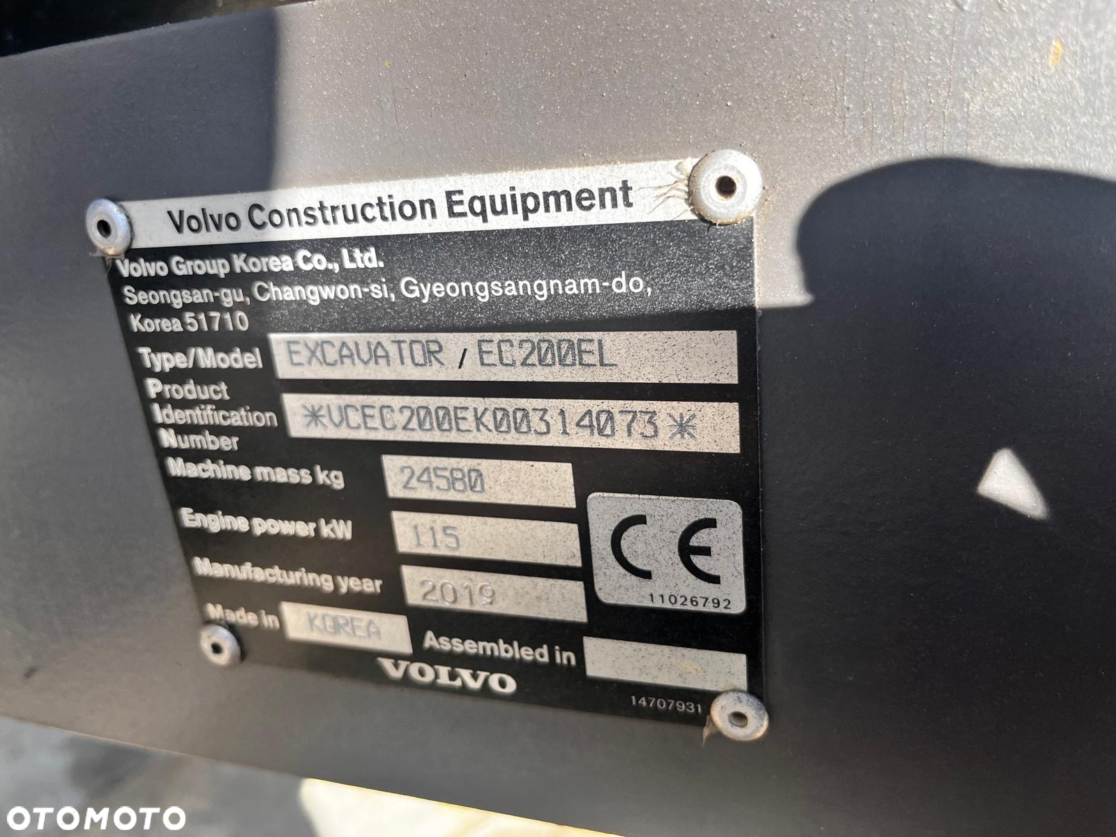 Volvo EXCAVATOR/ EC200EL - 7