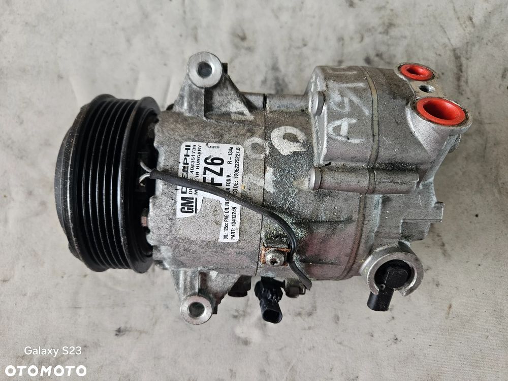 Sprężarka kompresor klimatyzacji Opel Astra J Zafira C 1,6 2,0 CDTI 13412249 FZ6 - 1