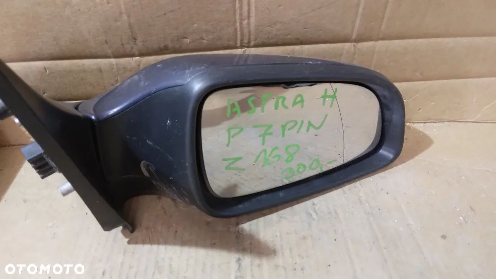 #LUSTERKO PRAWE 7 PIN OPEL ASTRA H Z168 SKŁADANE - 1