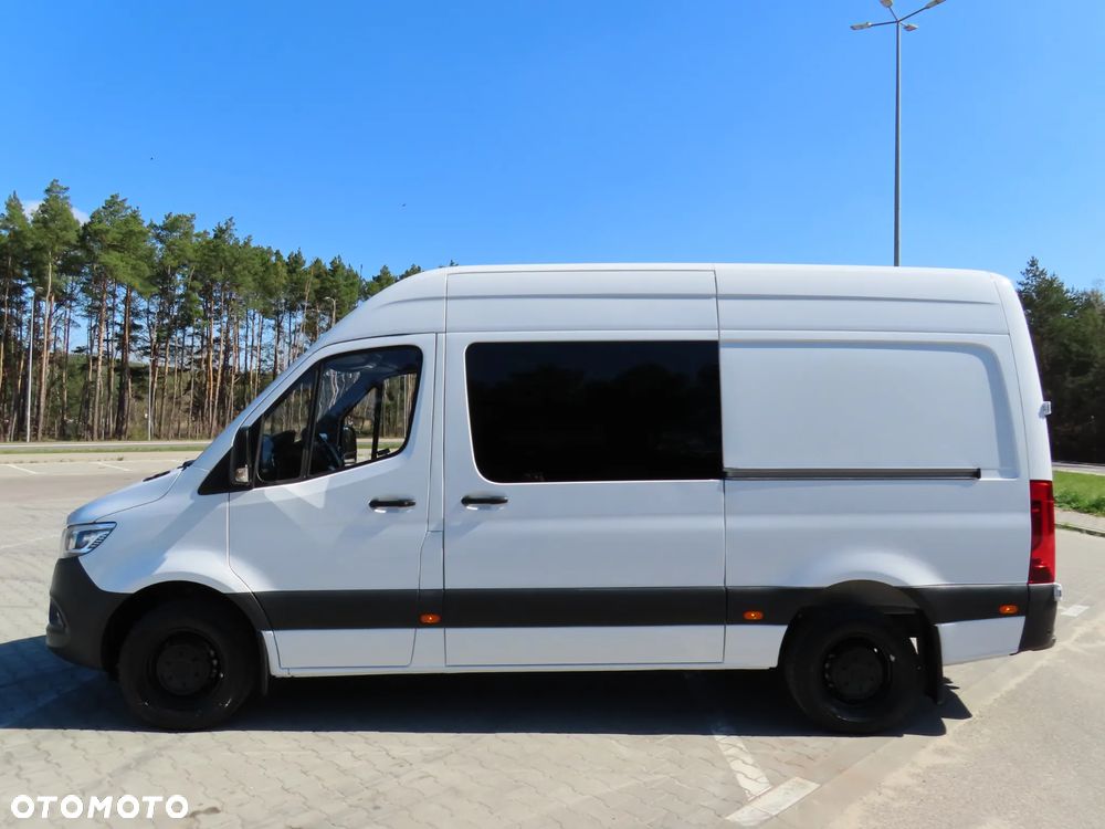 Mercedes-Benz Sprinter 316 CDI 2.2 CDI 163 KM 7G-TRONIC PLUS AUTOMAT, MIXTO Indywidualna Zabudowa, Brygadowy, Doka, Dubel, L2H2 Furgon Blaszak, 5932 mm Dł, Wysoki Dach, FULL LED, Pełna Opcja WYPOSAŻENIA, DRZWI PRZESUWNE Z OBU STRON, HAK 2000 Kg, Rozstaw Osi 3665 mm, Stan Wizualny I Techniczny NOWY Tak Jak Z Taśmy Produkcyjnej Gotowy Dostępny OKAZJA POLECAM - 6