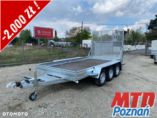Niewiadów | 400X190X18 | DMC 3,5T | R14C | K4035 | Z RAMPĄ NAJAZDOWĄ | DO PRZEWOZU MASZYN I POJAZDÓW 3 OSIOWA | RATY | LEASING |