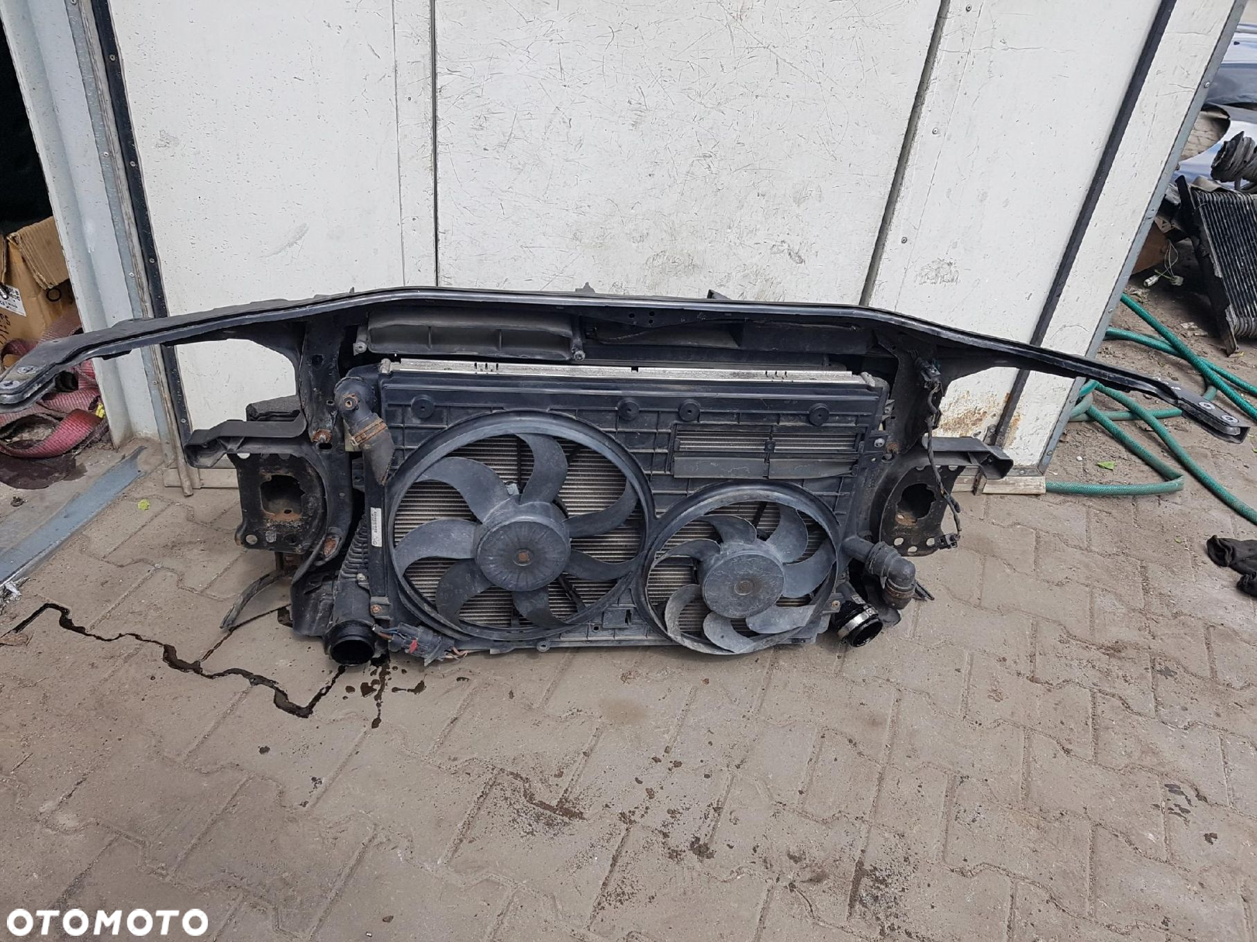 VW PASSAT B7 10-14r 2.0 TDI PAS PRZEDNI CHŁODNICE WENTYLATORY - 3