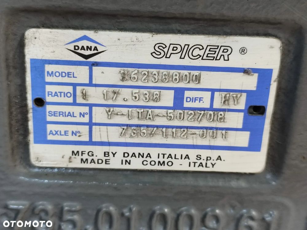 Most napędowy Spicer 735/112  36238800 Valtra N123 - 10