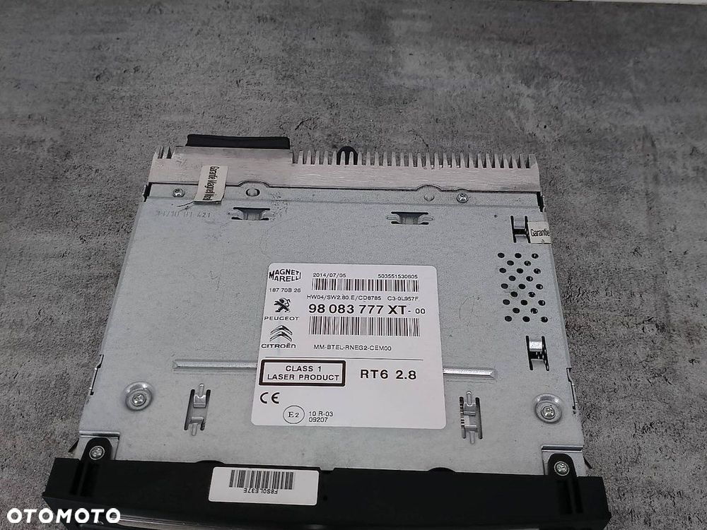 RADIO  CITROEN C3 II FL 98083777XT - 6