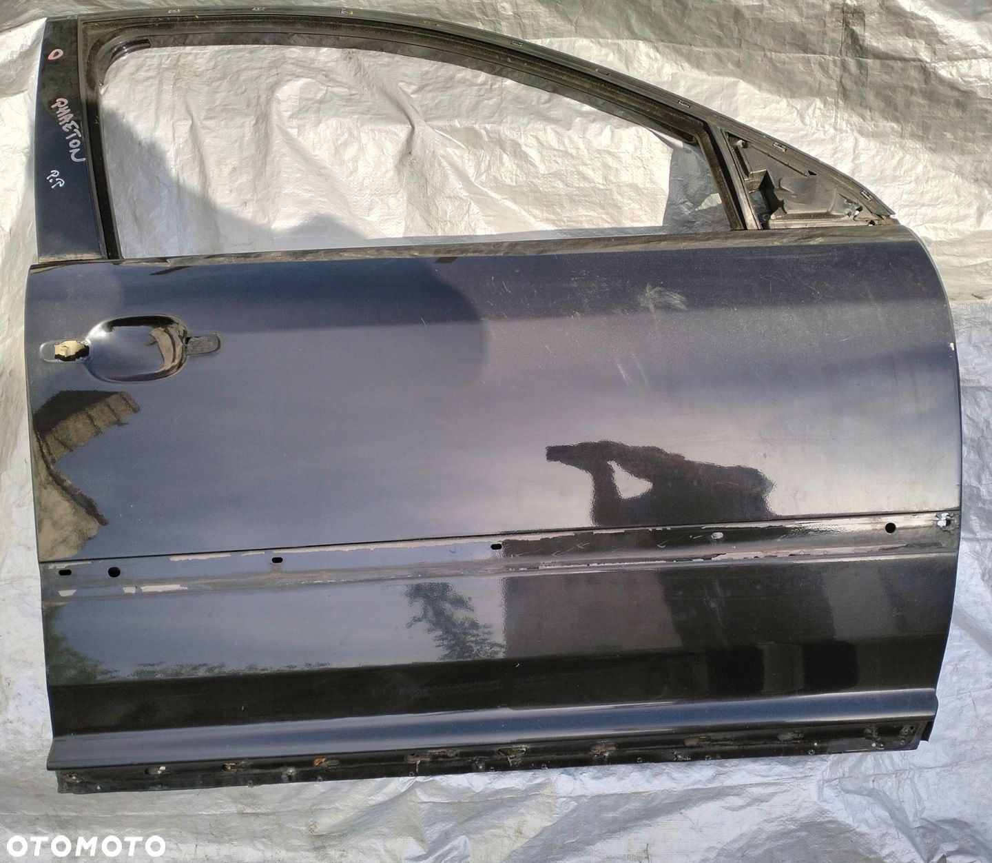 DRZWI PRAWE PRZEDNIE PRZÓD VW PHAETON LIFT 02-10r LR9V 3D0864942 - 1