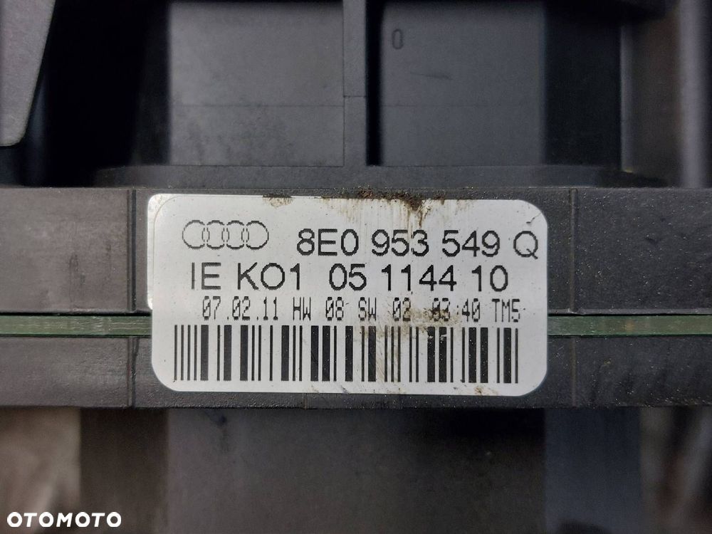 MANETKA PRZEŁĄCZNIK ZESPOLONY TAŚMA SYGNAŁU EXEO I 4E0953541A 8E0953549Q - 3