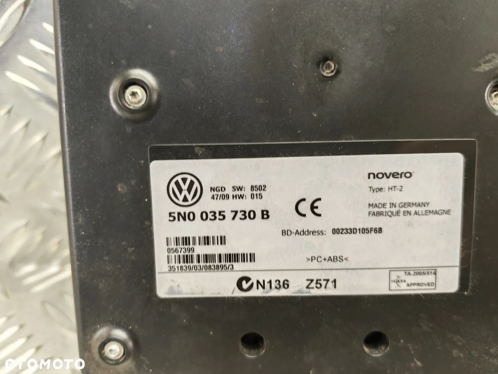 VW TOUAREG 7L 03-09R MODUL STEROWNIK BLUETOOTH 5N0035730B - 2