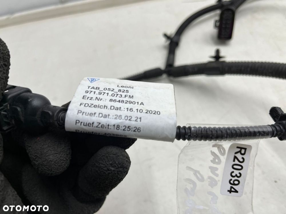 Wiązka Porsche Panamera II 971 16-23r. przednia instalacja zderzaka kable PDC radaru 971971073fm - 7