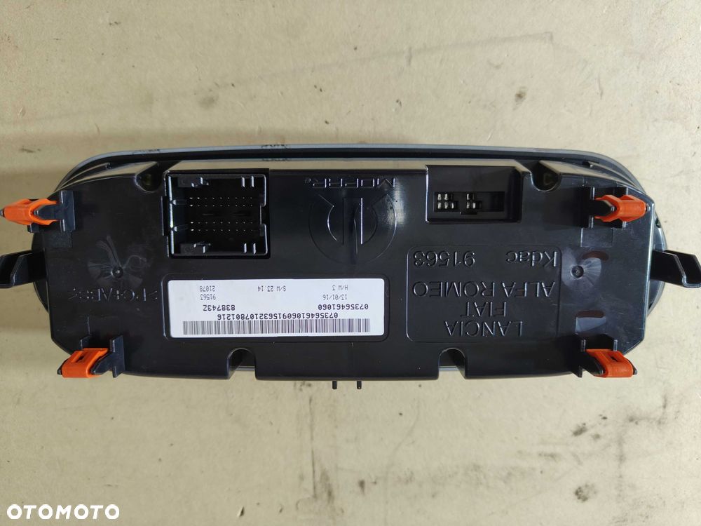 panel klimatyzacji nawiewu jeep renegade - 4