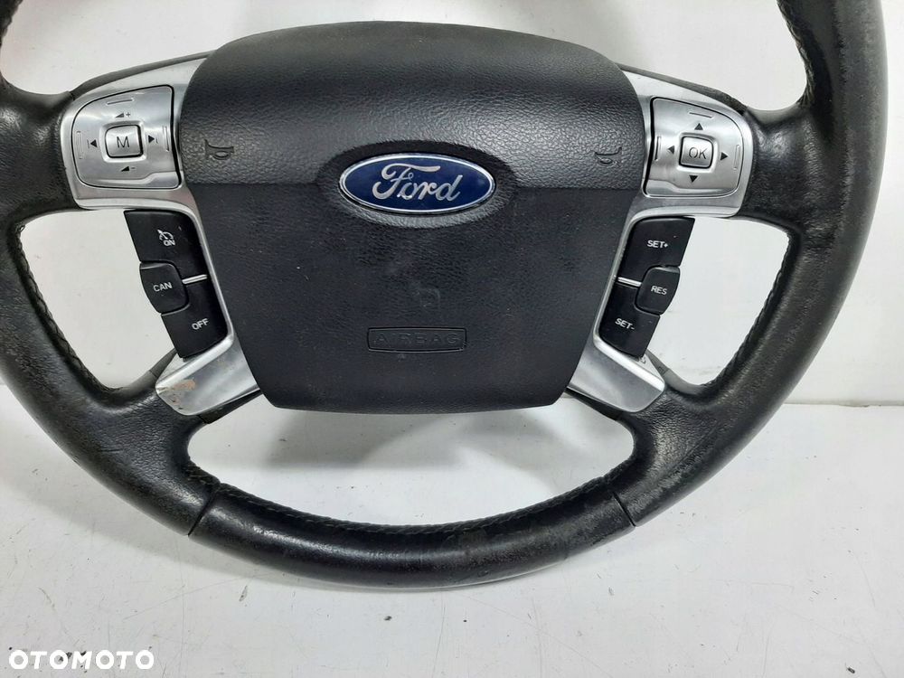 FORD MONDEO MK4 07R KIEROWNICA SKORA MULTIFUNKCJA PODUSZKA 7S713600JB3ZHE - 6