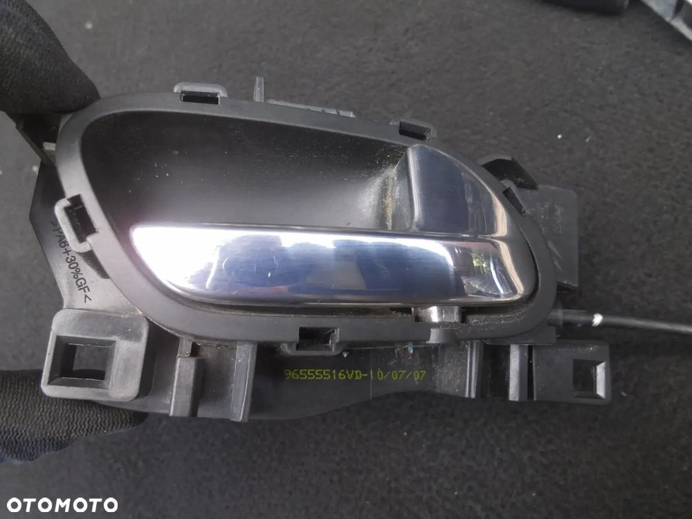 CITROEN C4 PICASSO ZAMEK DRZWI PRAWY PRZÓD + KLAMKA ZEWNĘTRZNA I WEWNĘTRZNA 96555516VD 240099158 24099816 - 2