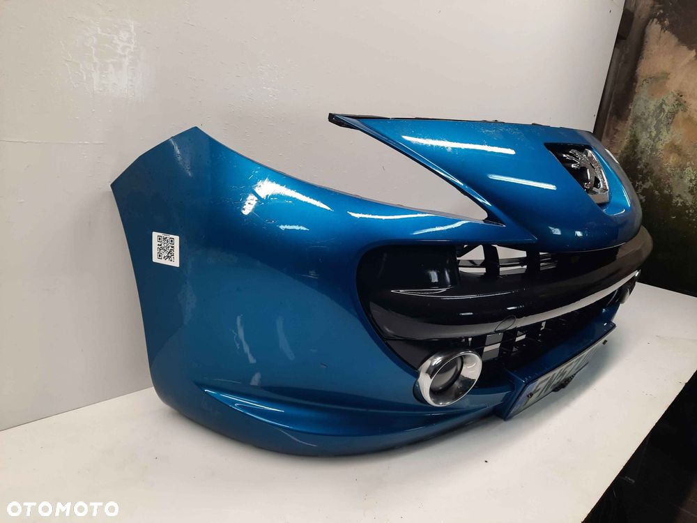 } ZDERZAK PRZÓD PRZEDNI DO PEUGEOT 207 KMU NIEBIESKI BŁĘKITNY URBAN MOVE HALOGENY - 5