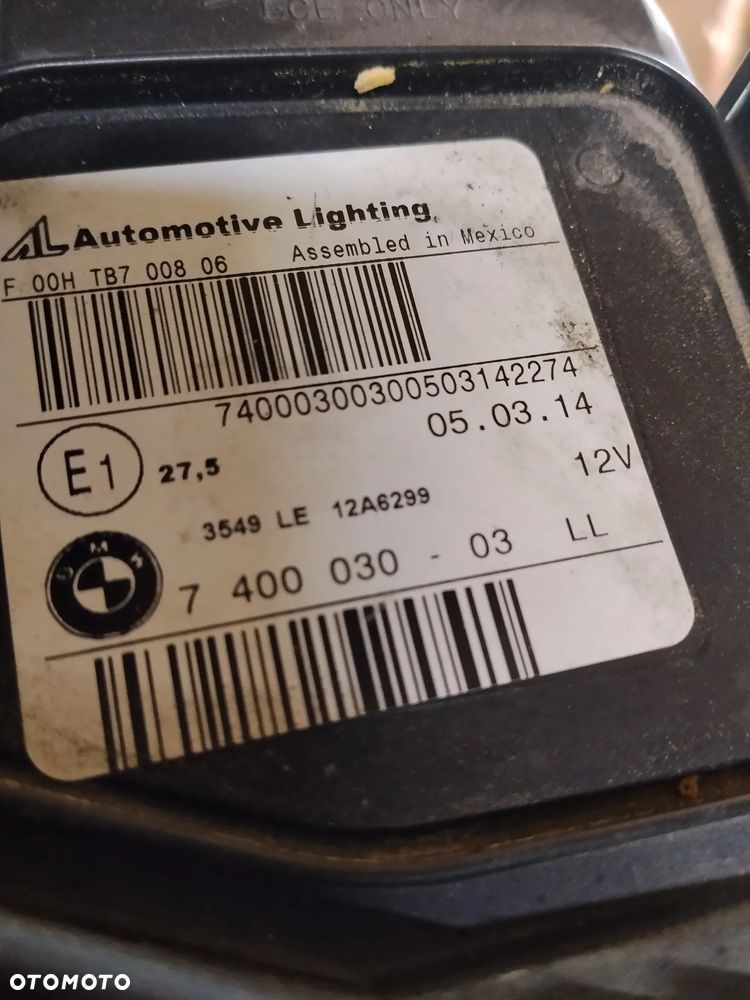 Lampa Prawa Full Led Adaptive BMW X3 f25 X4 f26 Lift Europa bdb.stan - 2