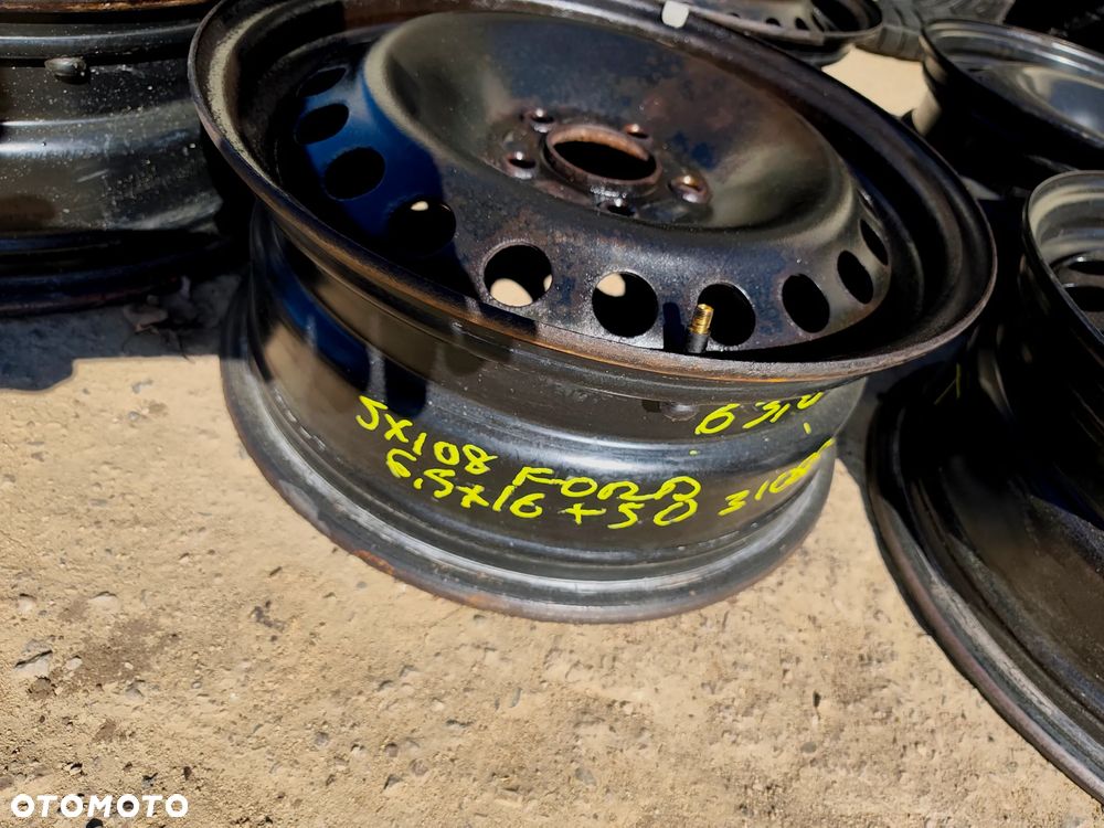 5x108 Felgi Stalowe Stal 16 Koła FORD MONDEO MK3 MK4 MK5 FOCUS KUGA CMAX TOURNEO TRANSIT CONNECT SMAX GALAXY II III 23 VOLVO C30 V40 S40 V50 V40 Legnica ALU-RAD - 8