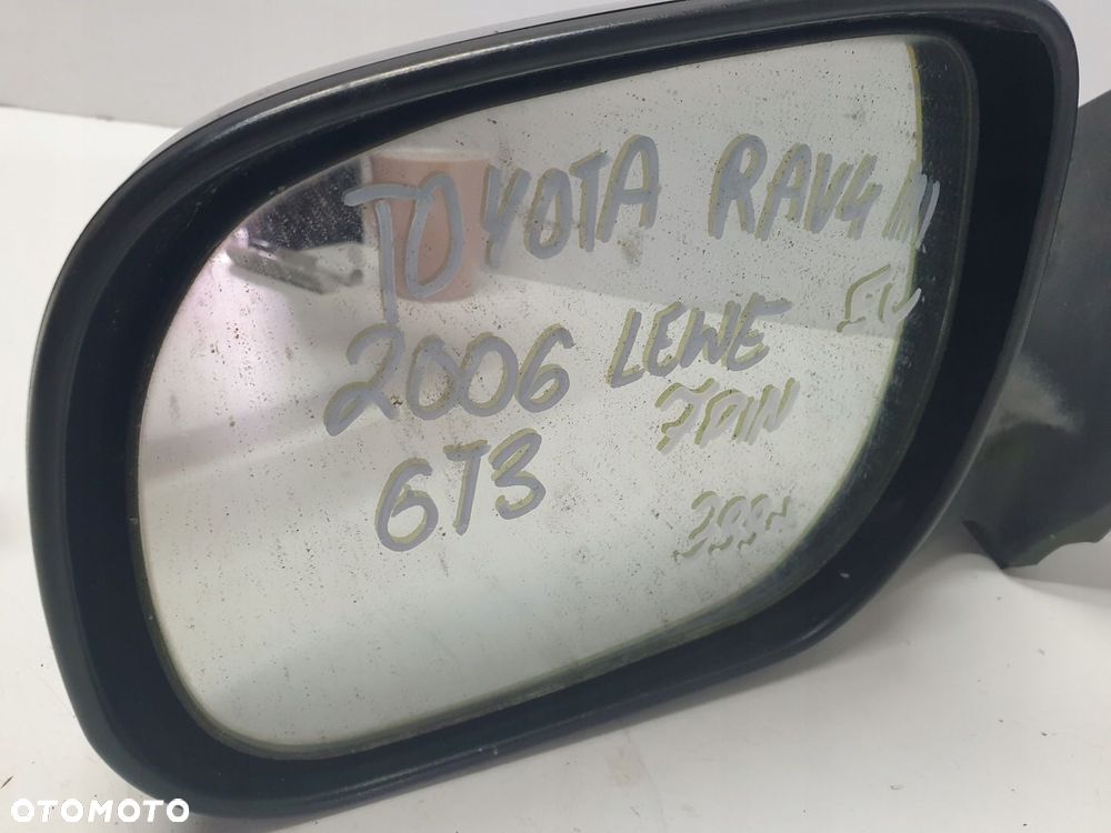 LUSTERKO LEWE 7 PIN EUROPA TOYOTA RAV4 III 2006 ROK KOD LAKIERU 6T3 - 7
