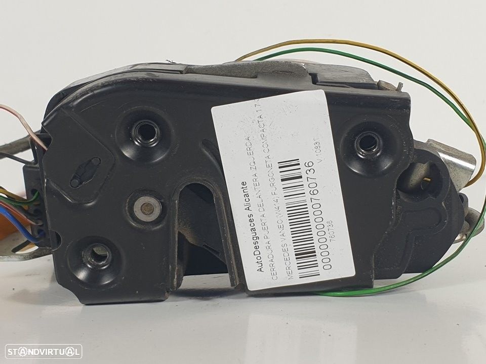 FECHADURA PORTA FRONTAL ESQUERDA MERCEDES-BENZ VANEO 2002 - 3