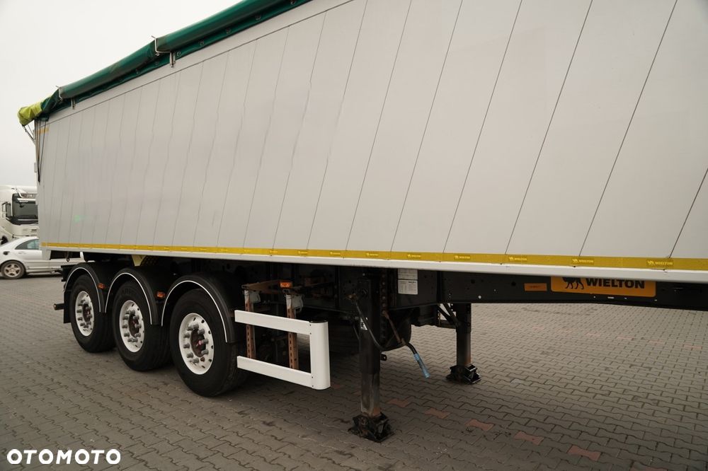 Wielton / WYWROTKA / 41 M3 / ALUMINIOWA / 2x  OŚ PODNOSZONA / OSIE SAF / ALUFELGI - 9