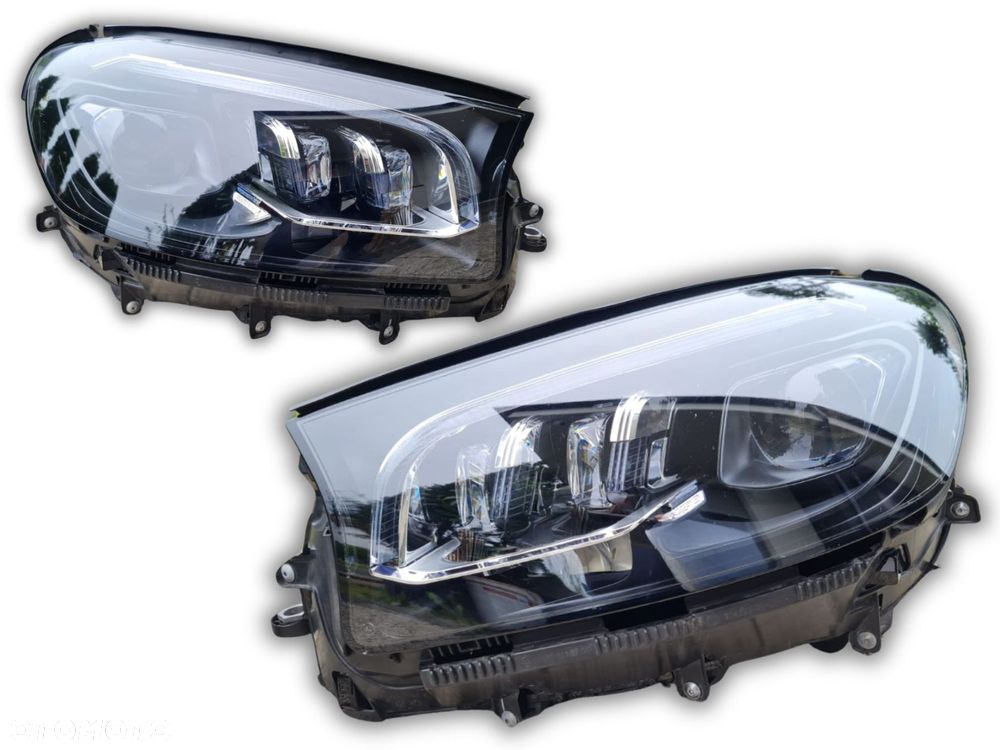 mercedes gls 167 lampy przód full led multibeam a1679069007, a1679068907 - 1