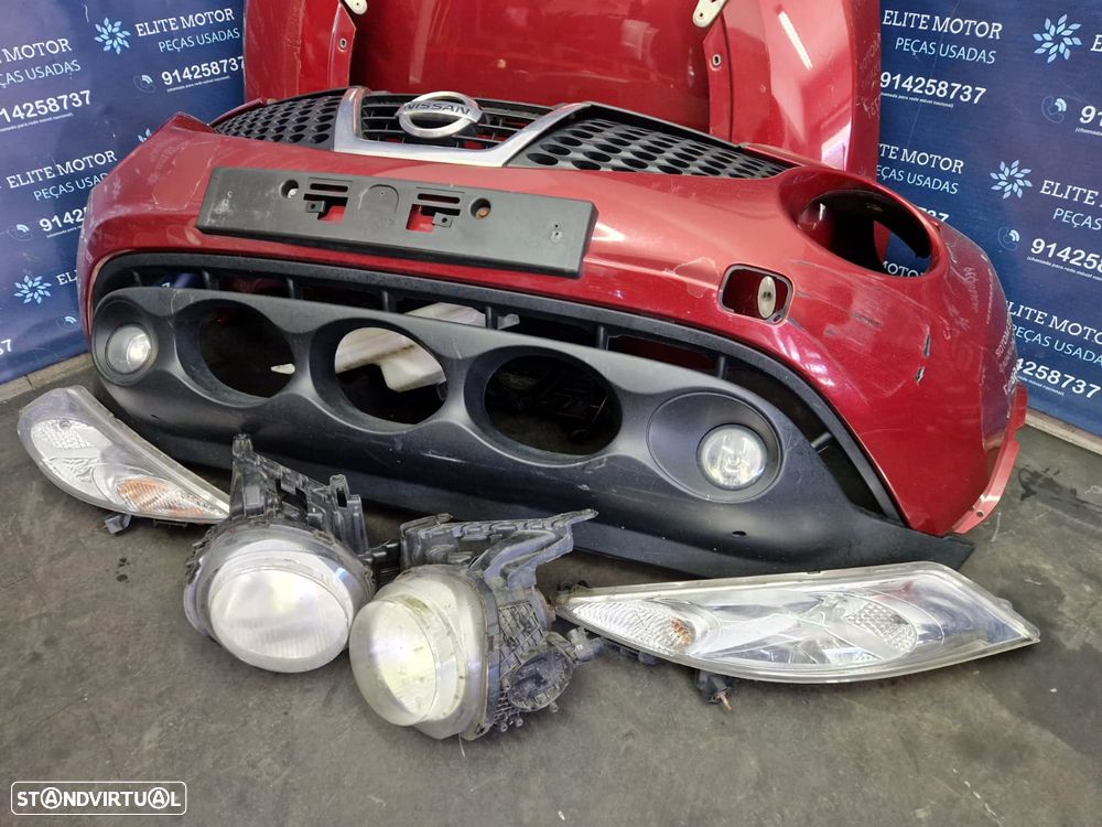 Frente completa usada NISSAN JUKE F15 capot parachoques guardalamas oticas radiadores - 5