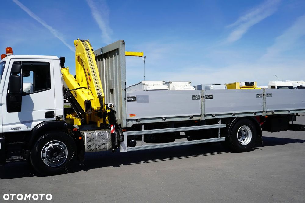 Iveco EUROCARGO / 180E25 / SKRZYNIOWY + HDS / HYVA HB 150 X / ROTATOR / WIDŁY / PILOT - 17