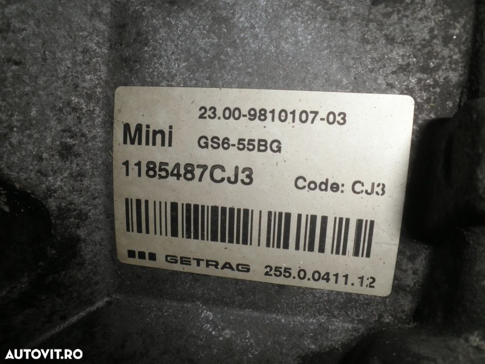Cutie viteze Mini Countryman 1.6 B GS6-55BG 9810107 CJ3 1185487CJ3 - 3